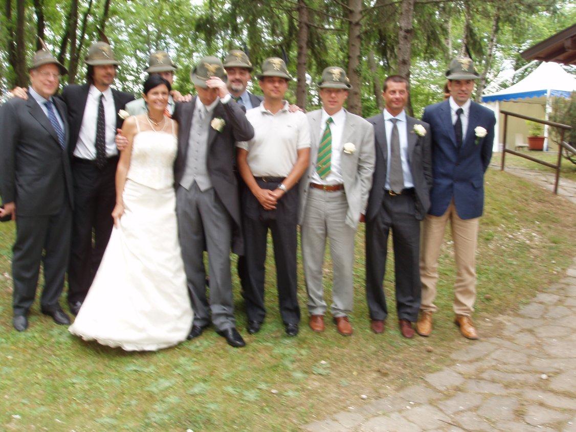 sposi e alpini